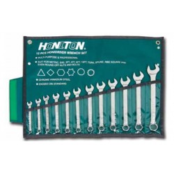 Klucze płasko-oczkowe HONITON 8-22, 12 elem. Honidriver