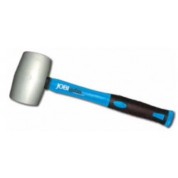 Rubber mallet with fiberglass handle